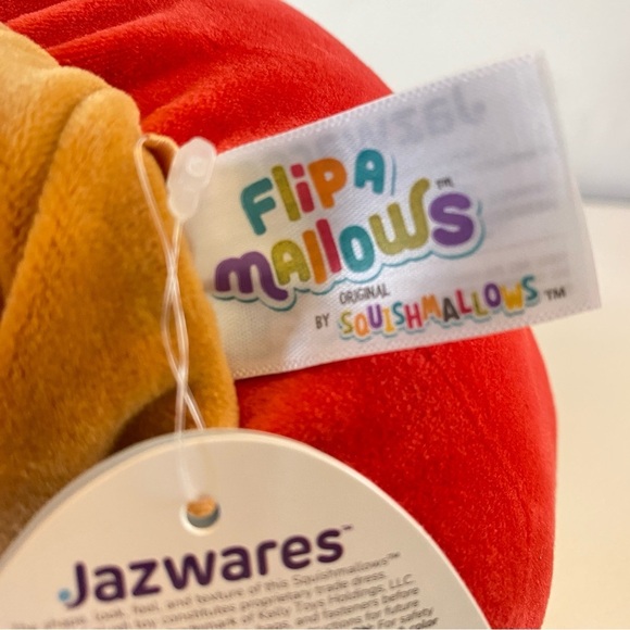 FLIP-A-MALLOWS Carl Cheeseburger & Floyd French Fries 8" Squishmallows NWT #182 - Picture 12 of 14